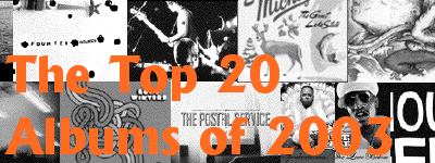 The top 20 albums of 2003