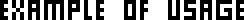 Example of Usage